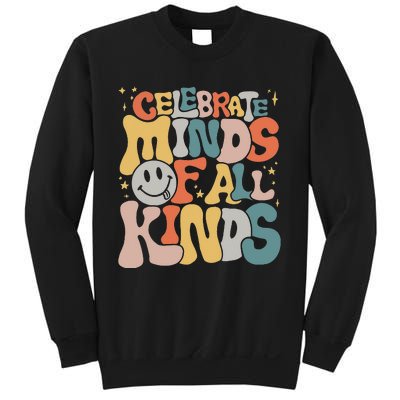 Celebrate Minds Of All Kinds Neurodiversity Autism Awareness Sweatshirt