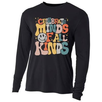 Celebrate Minds Of All Kinds Neurodiversity Autism Awareness Cooling Performance Long Sleeve Crew