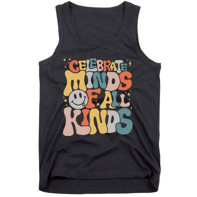 Celebrate Minds Of All Kinds Neurodiversity Autism Awareness Tank Top