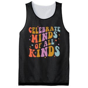 Celebrate Minds of All Kinds Neurodiversity Autism Awareness Mesh Reversible Basketball Jersey Tank