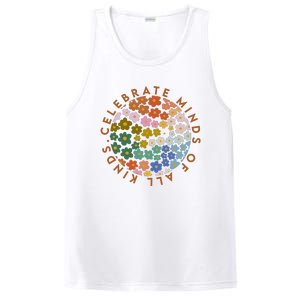 Celebrate Minds Of All Kinds Flowers Neurodiversity Autism PosiCharge Competitor Tank