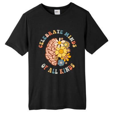 Celebrate Minds Of All Kinds Neurodiversity Autism Tall Fusion ChromaSoft Performance T-Shirt