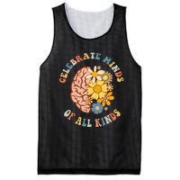 Celebrate Minds Of All Kinds Neurodiversity Autism Mesh Reversible Basketball Jersey Tank