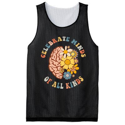 Celebrate Minds Of All Kinds Neurodiversity Autism Mesh Reversible Basketball Jersey Tank