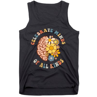 Celebrate Minds Of All Kinds Neurodiversity Autism Tank Top