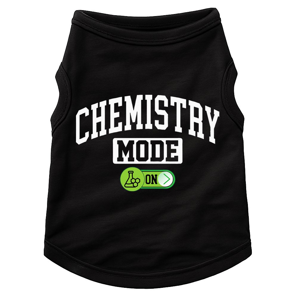 Chemistry Mode on Funny Science Chemistry Chemist Doggie Tank