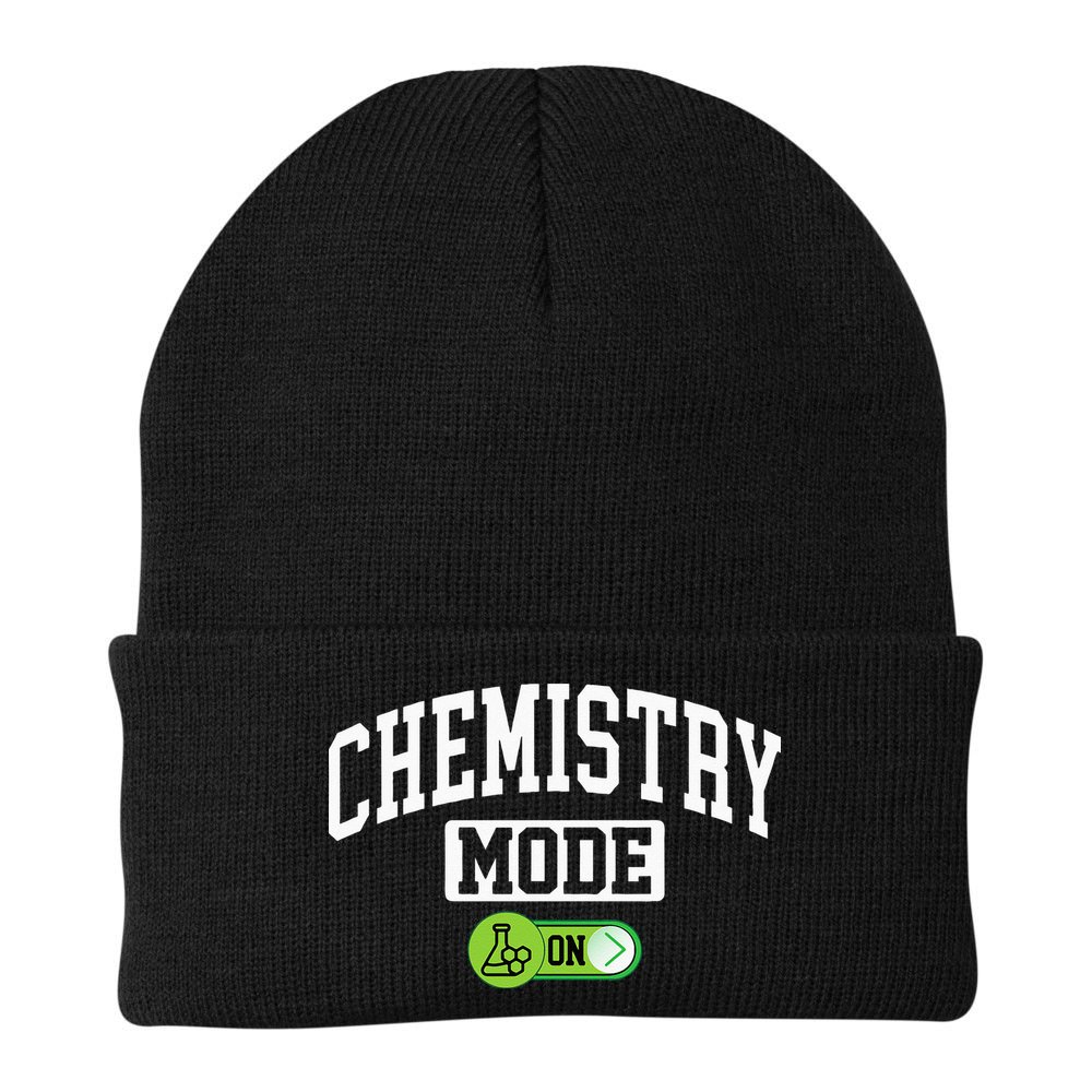 Chemistry Mode on Funny Science Chemistry Chemist Beanie