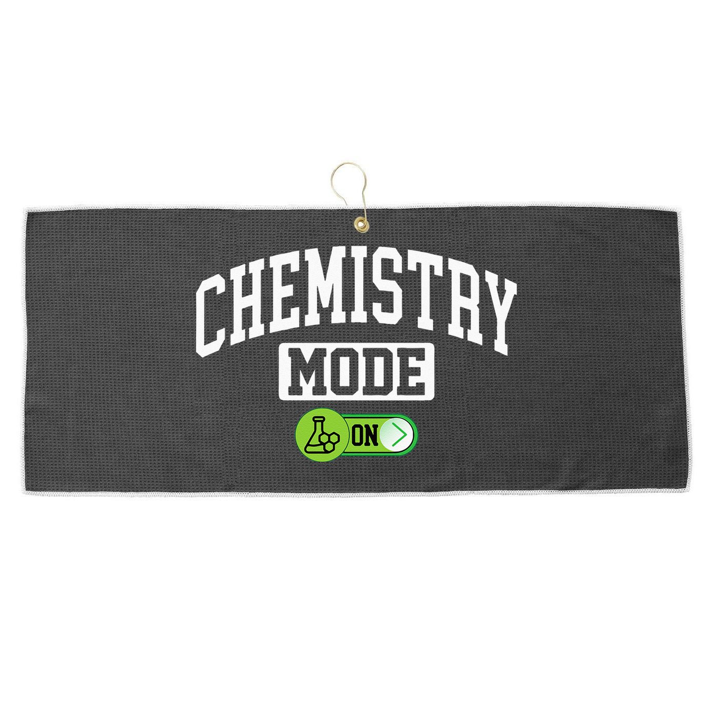 Chemistry Mode on Funny Science Chemistry Chemist Large Microfiber Waffle Golf Towel