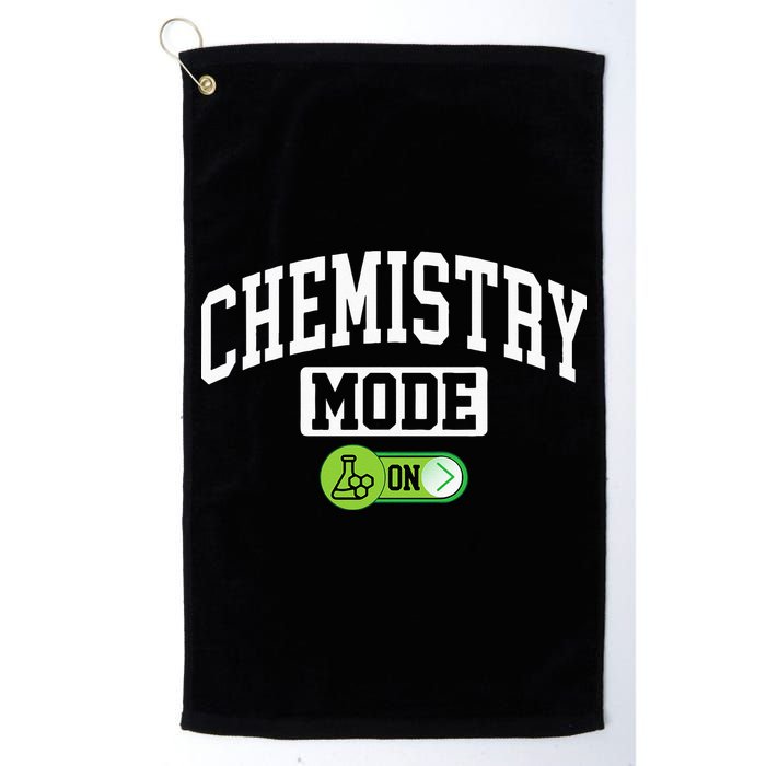 Chemistry Mode on Funny Science Chemistry Chemist Golf Towel