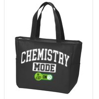 Chemistry Mode on Funny Science Chemistry Chemist Zip Tote Bag