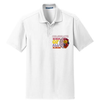 Celebrate Minds Of All Kinds Dry Zone Grid Polo