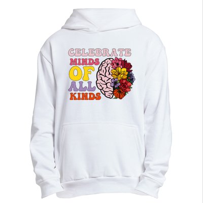 Celebrate Minds Of All Kinds Urban Pullover Hoodie