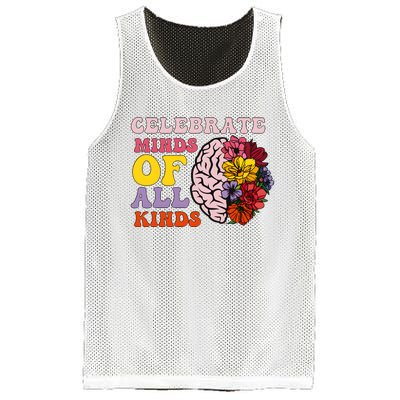 Celebrate Minds Of All Kinds Mesh Reversible Basketball Jersey Tank