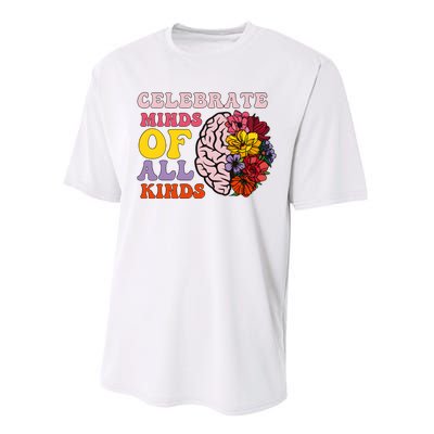 Celebrate Minds Of All Kinds Performance Sprint T-Shirt