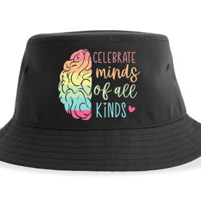 Celebrate Minds of All Kinds Autism Awareness Sustainable Bucket Hat