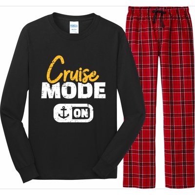 Cruise Mode On Gift Long Sleeve Pajama Set