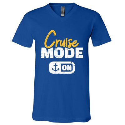 Cruise Mode On Gift V-Neck T-Shirt