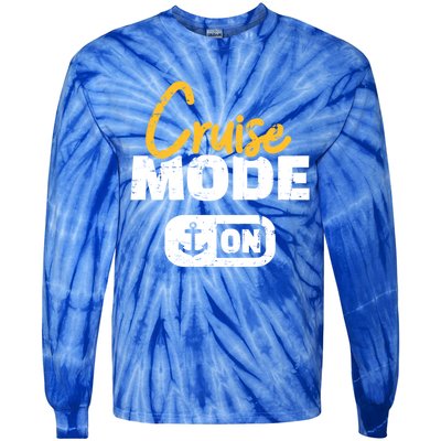 Cruise Mode On Gift Tie-Dye Long Sleeve Shirt