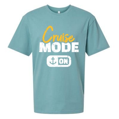 Cruise Mode On Gift Sueded Cloud Jersey T-Shirt