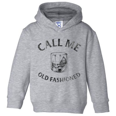 Call Me Old Fashioned Cocktail Glass Toddler Hoodie