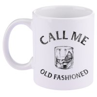 Call Me Old Fashioned Cocktail Glass 11oz C Handle Ceramic Mug