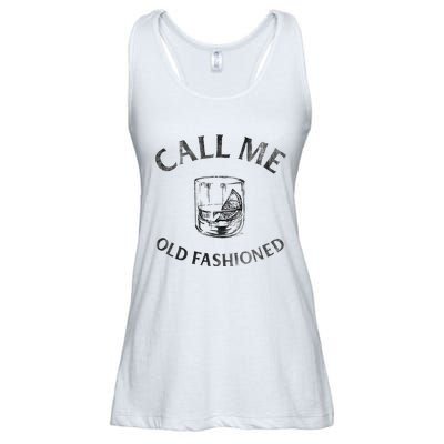 Call Me Old Fashioned Cocktail Glass Ladies Essential Flowy Tank