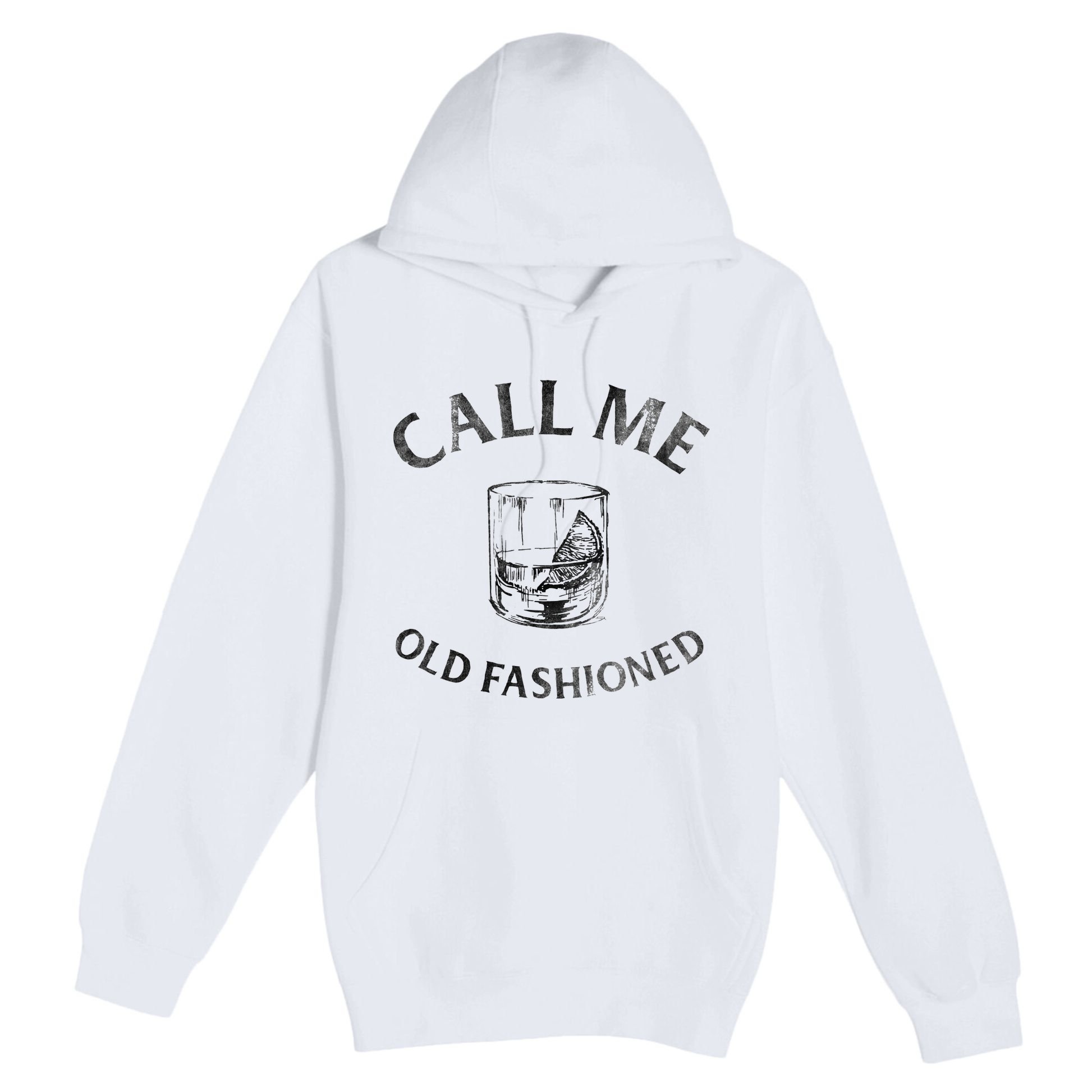 Call Me Old Fashioned Cocktail Glass Premium Pullover Hoodie