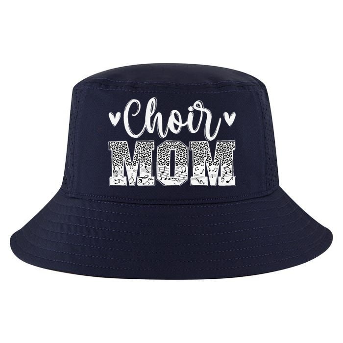 Choir Mom Of A Choir Member Leopard Choir Mother Cool Comfort Performance Bucket Hat