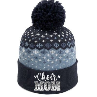 Choir Mom Of A Choir Member Leopard Choir Mother The Baniff Cuffed Pom Beanie