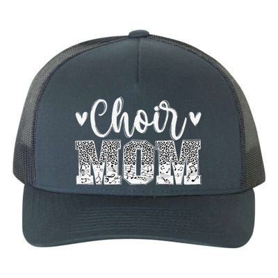 Choir Mom Of A Choir Member Leopard Choir Mother Yupoong Adult 5-Panel Trucker Hat