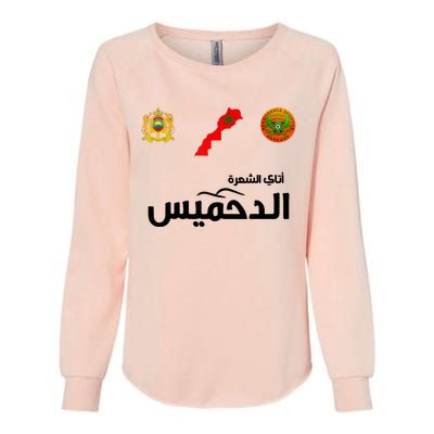 Complete Map Of Morocco With Dahmis Tea Proud Moroccan Womens California Wash Sweatshirt