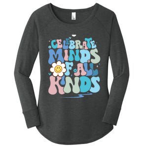 Celebrate Minds Of All Kinds Neurodiversity Women's Perfect Tri Tunic Long Sleeve Shirt