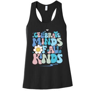 Celebrate Minds Of All Kinds Neurodiversity Women's Racerback Tank