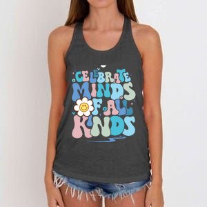 Celebrate Minds Of All Kinds Neurodiversity Women's Knotted Racerback Tank