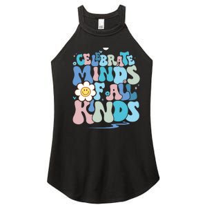 Celebrate Minds Of All Kinds Neurodiversity Women's Perfect Tri Rocker Tank