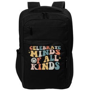 Celebrate Minds Of All Kinds Neurodiversity Autism Awareness Gift Impact Tech Backpack