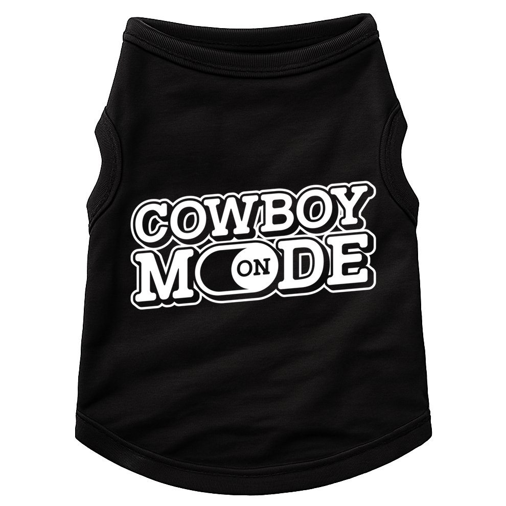 Cowboy Mode On Gift Horse Riding Horse Western Rodeo Cowboy Funny Gift Doggie Tank