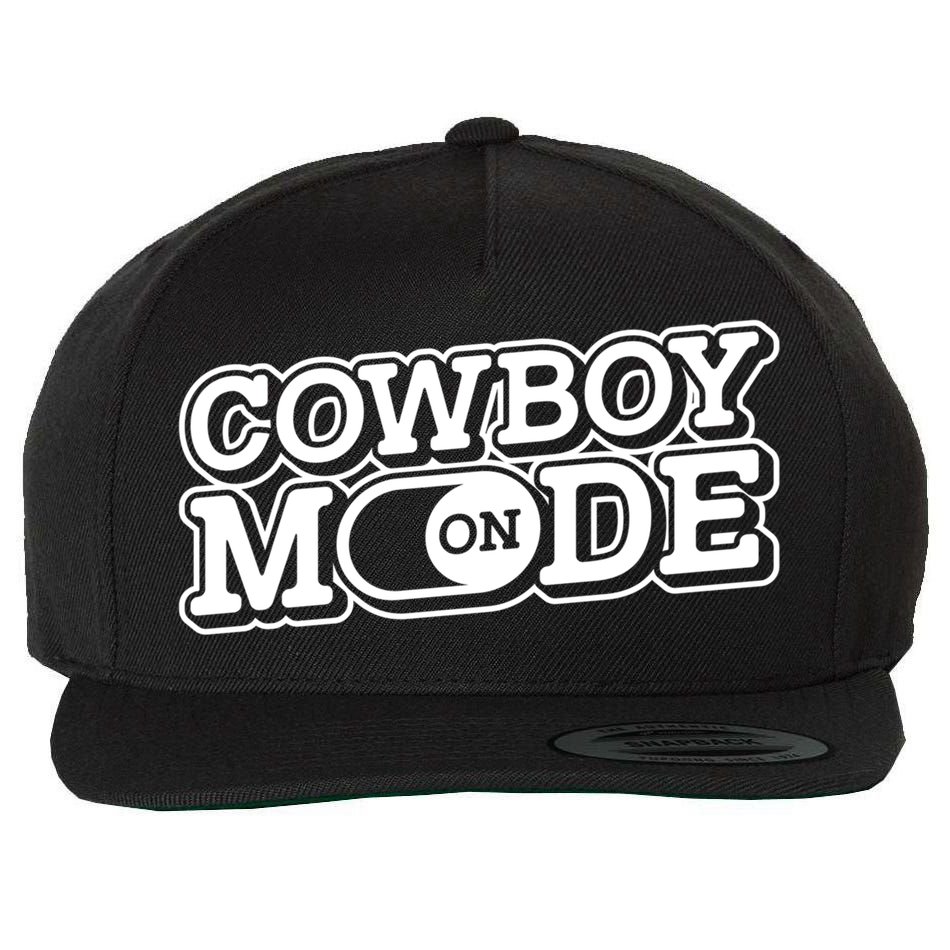 Cowboy Mode On Gift Horse Riding Horse Western Rodeo Cowboy Funny Gift Wool Snapback Cap