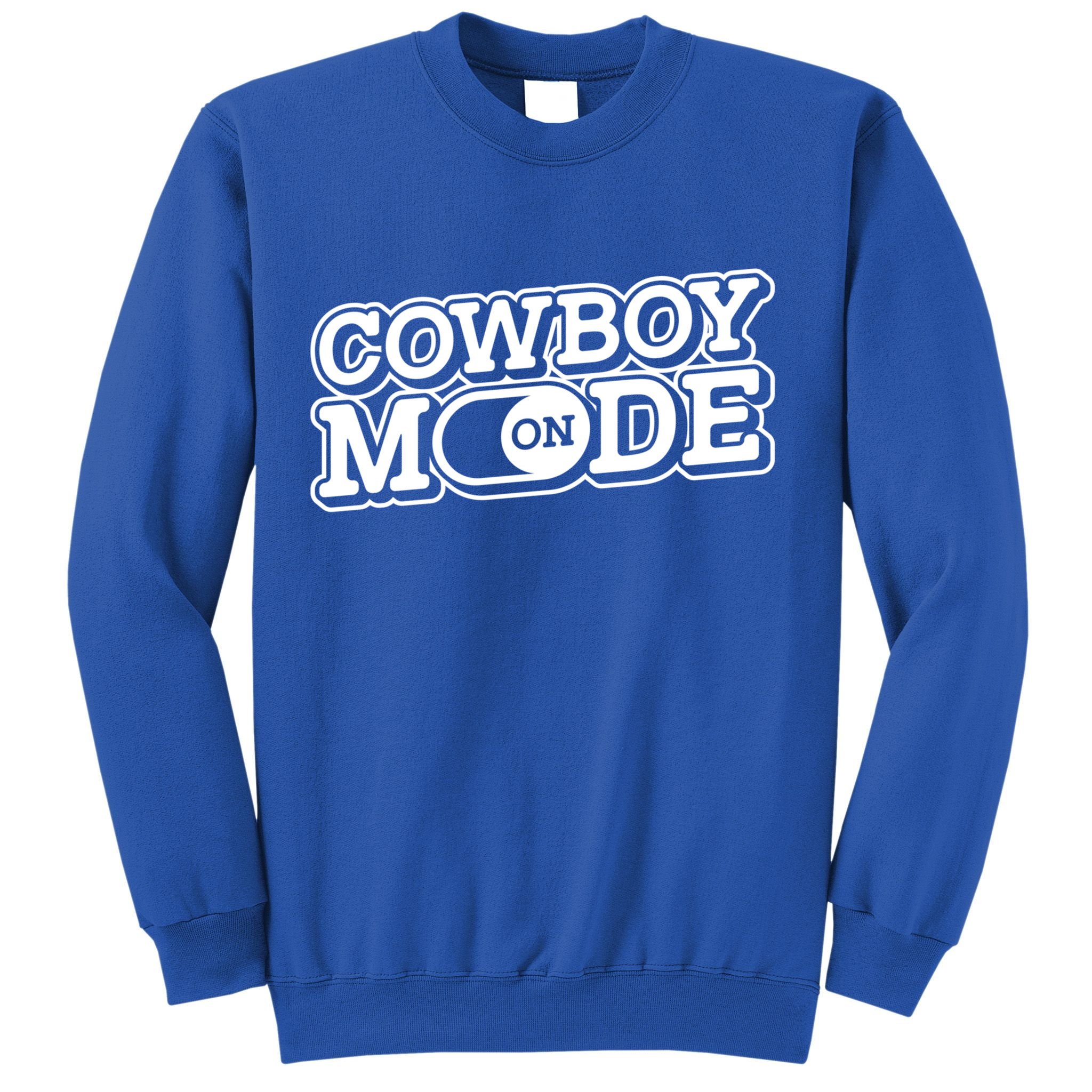 Cowboy Mode On Gift Horse Riding Horse Western Rodeo Cowboy Funny Gift Sweatshirt