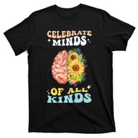 Celebrate Minds Of All Kinds Neurodiversity Autism Awareness T-Shirt