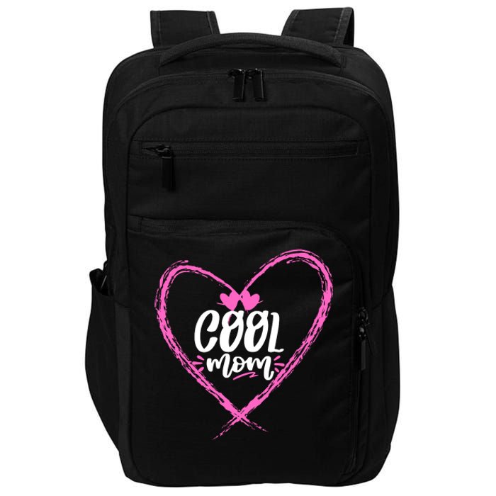 Cool Moms Official Club Member Funny Cute Impact Tech Backpack