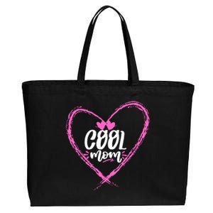 Cool Moms Official Club Member Funny Cute Cotton Canvas Jumbo Tote