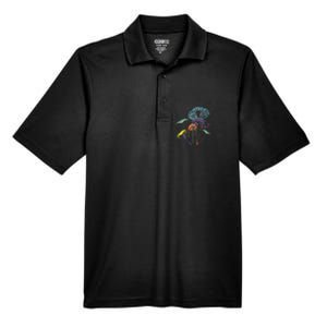 Colourful Mushrooms Of Imagination Men's Origin Performance Pique Polo