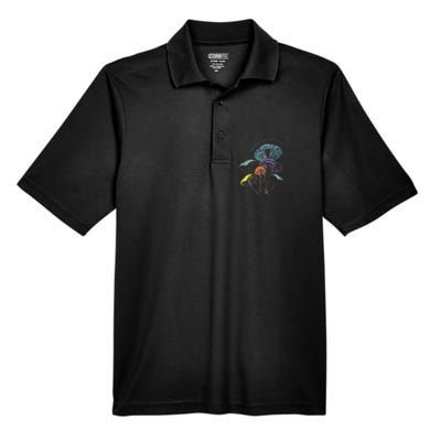 Colourful Mushrooms Of Imagination Men's Origin Performance Piqué Polo