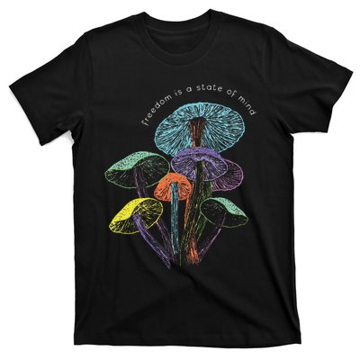 Colourful Mushrooms Of Imagination T-Shirt