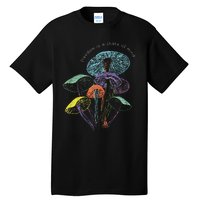 Colourful Mushrooms Of Imagination Tall T-Shirt