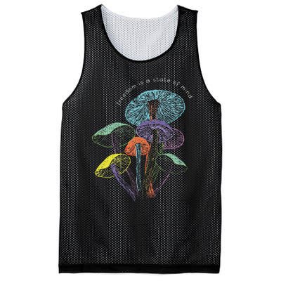 Colourful Mushrooms Of Imagination Mesh Reversible Basketball Jersey Tank