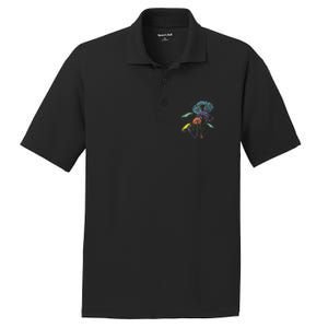 Colourful Mushrooms Of Imagination PosiCharge RacerMesh Polo