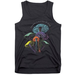 Colourful Mushrooms Of Imagination Tank Top