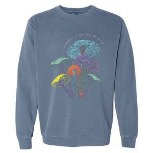 Colourful Mushrooms Of Imagination Garment-Dyed Sweatshirt